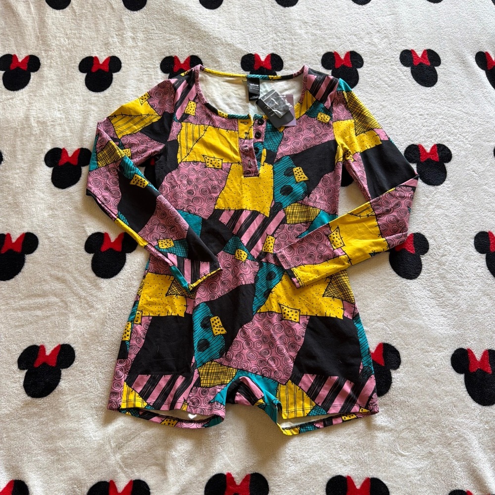 Disney Her Universe Nightmare Before Christmas Sally Romper Medium NWT - AD1640